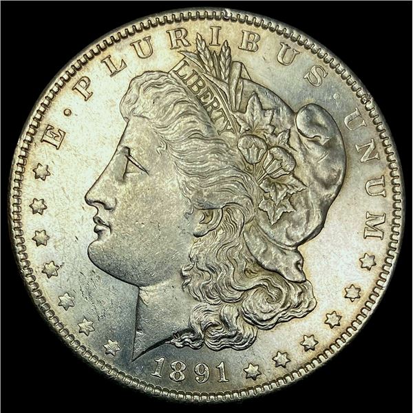 1891-S Silver Morgan Dollar CHOICE BU
