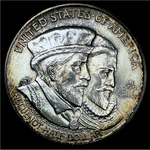 1924 Silver Huguenot Half Dollar GEM BU