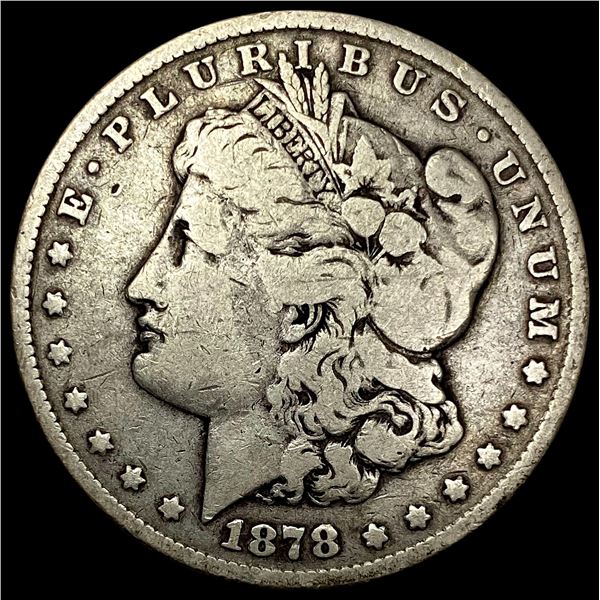 1878 8TF Silver Morgan Dollar LIGHTLY CIRCULATED