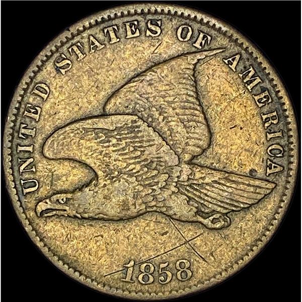 1858 Flying Eagle Cent LIGHTLY CIRCULATED