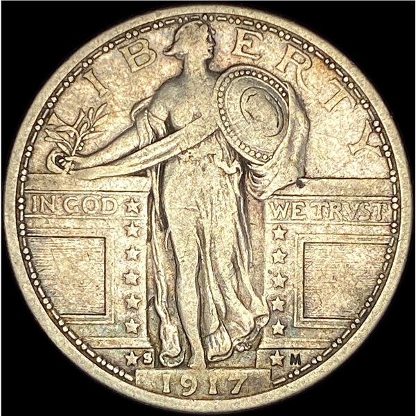 1917-S Type 1 Standing Liberty Quarter LIGHTLY CIRCULATED