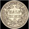 Image 2 : 1858-O Seated Liberty Half Dime CLOSELY UNCIRCULATED