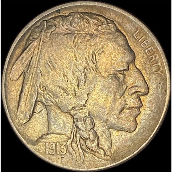 1913-D Type 2 Buffalo Nickel CHOICE AU