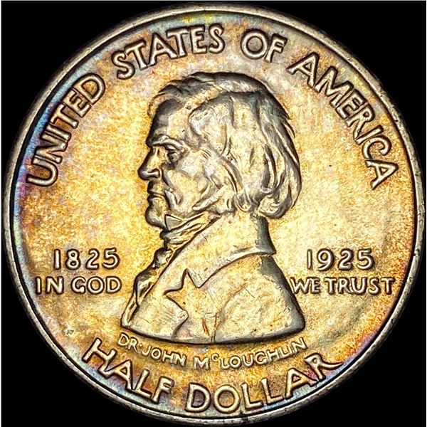 1925 Silver Fort Vancouver Half Dollar UNCIRCULATED