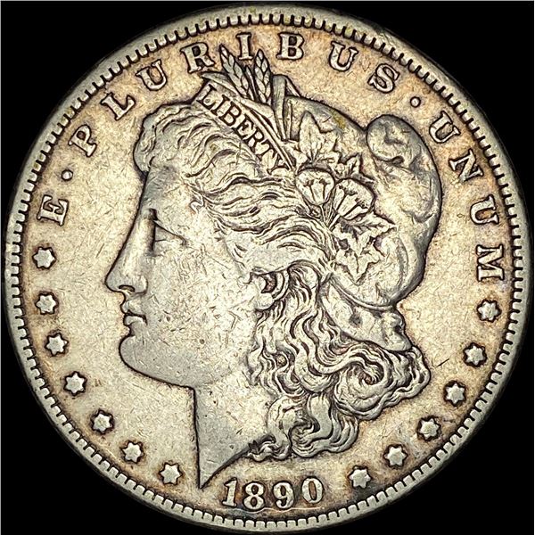 1890-CC Silver Morgan Dollar NEARLY UNCIRCULATED