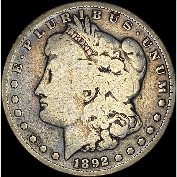 1892-S Silver Morgan Dollar NICELY CIRCULATED