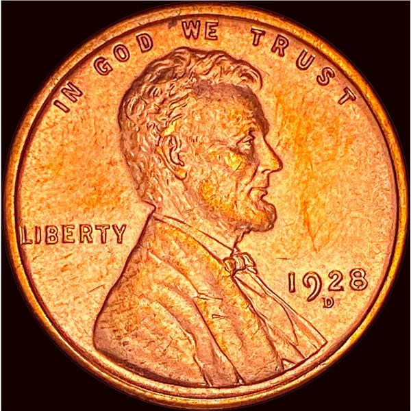 1928-D Lincoln Wheat Cent UNCIRCULATED