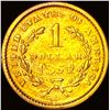 Image 2 : 1851 Gold $1 Liberty Type 1 HIGH GRADE