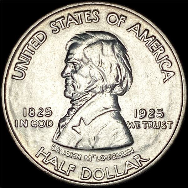 1925 Silver Fort Vancouver Half Dollar UNCIRCULATED