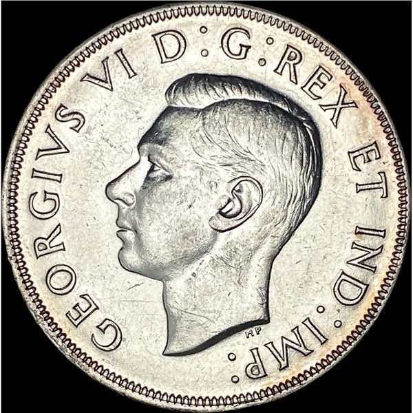 1945 Canada Silver Dollar CLOSELY UNCIRCULATED