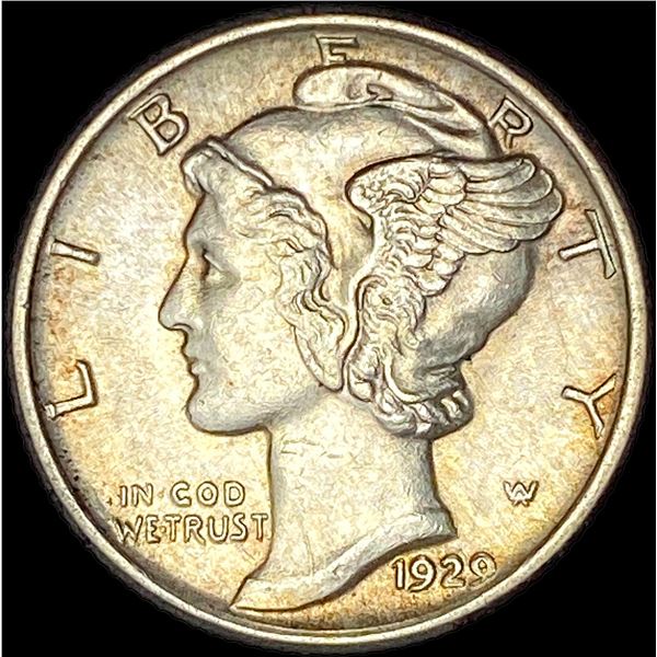 1929 Mercury Dime CLOSELY UNCIRCULATED
