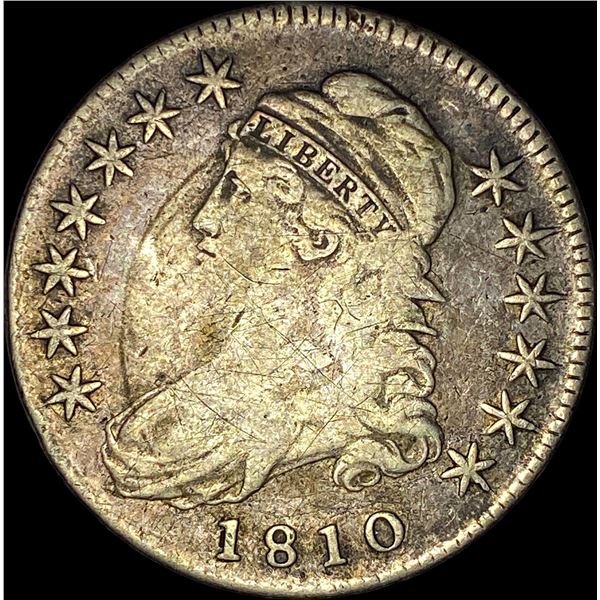 1810 Capped Bust Half Dollar LIGHTLY CIRCULATED