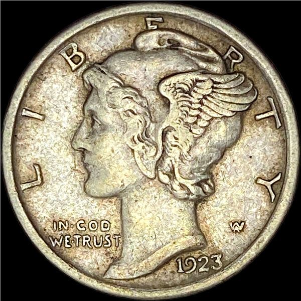 1923-S Silver Mercury Dime NEARLY UNCIRCULATED