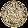 Image 1 : 1857 Seated Liberty Half Dime NEARLY UNCIRCULATED