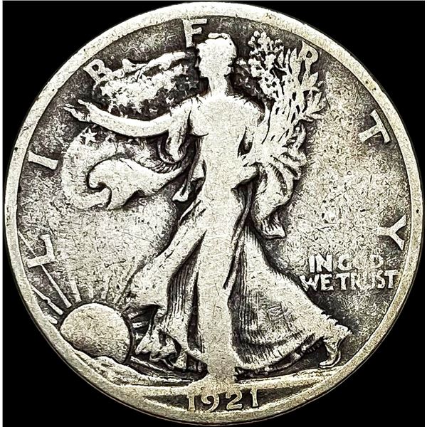 1921-S Walking Liberty Half Dollar NICELY CIRCULATED