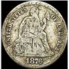 Image 1 : 1876-CC Seated Liberty Dime NICELY CIRCULATED