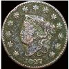 Image 1 : 1827 Coronet Head Large Cent NICELY CIRCULATED