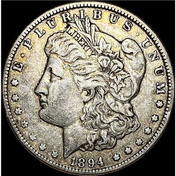 1894-O Silver Morgan Dollar NEARLY UNC