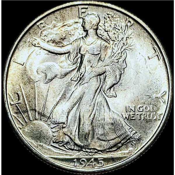 1945-S Silver Walking Liberty Half Dollar CHOICE BU