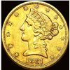 Image 1 : 1881-S Gold $5 Half Eagle CLOSELY UNCIRCULATED