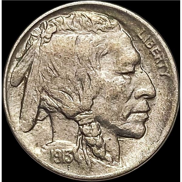 1913-D Type 1 Buffalo Nickel CHOICE AU