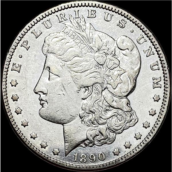 1890-CC Silver Morgan Dollar NEARLY UNCIRCULATED