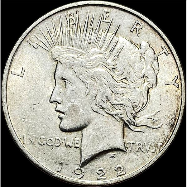 1922-D Silver Peace Dollar CLOSELY UNCIRCULATED