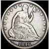 Image 1 : 1846 Tall Date Seated Half Dollar NEAR UNC