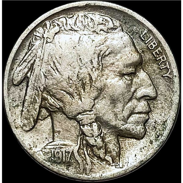 1917-D Buffalo Nickel NEARLY UNCIRCULATED