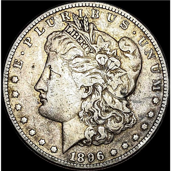1896-S Silver Morgan Dollar LIGHTLY CIRCULATED