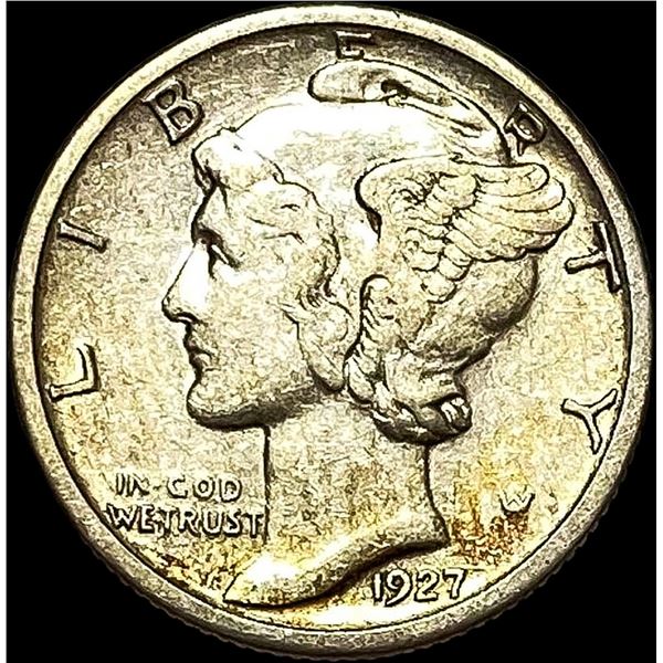 1927-S Silver Mercury Dime CLOSELY UNCIRCULATED