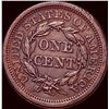 Image 2 : 1853 Braided Hair Large Cent CLOSELY UNCIRCULATED