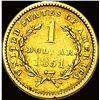 Image 2 : 1851 Gold $1 Liberty Head HIGH GRADE