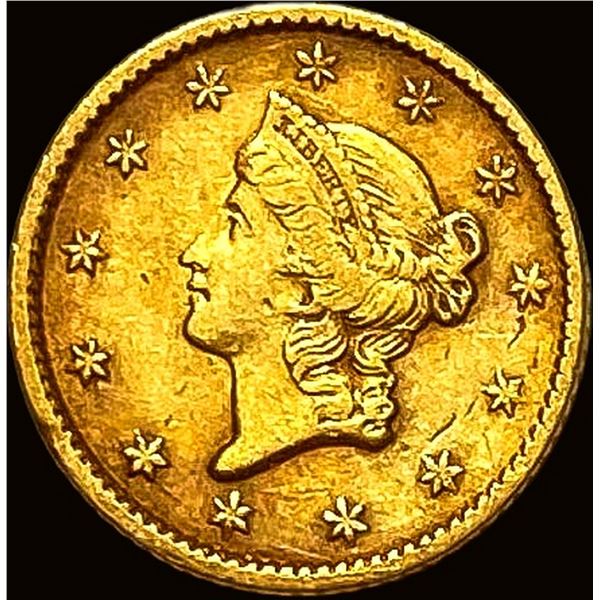 1853 Gold $1 Liberty Head CLOSE UNC