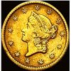 Image 1 : 1853 Gold $1 Liberty Head CLOSE UNC