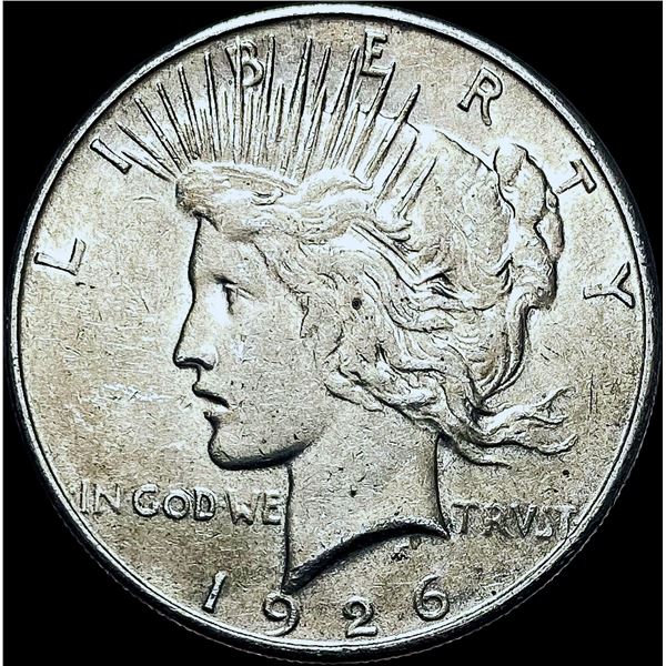 1926-S Silver Peace Dollar CHOICE AU