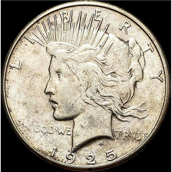 1925-S Silver Peace Dollar CLOSELY UNCIRCULATED