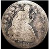 Image 1 : 1858 Silver Seated Liberty Dollar NICE CIRC