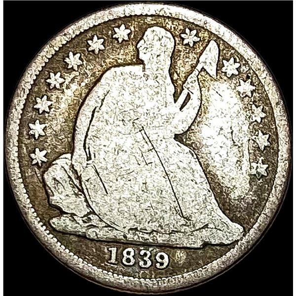 1839-O Seated Liberty Dime NICELY CIRCULATED
