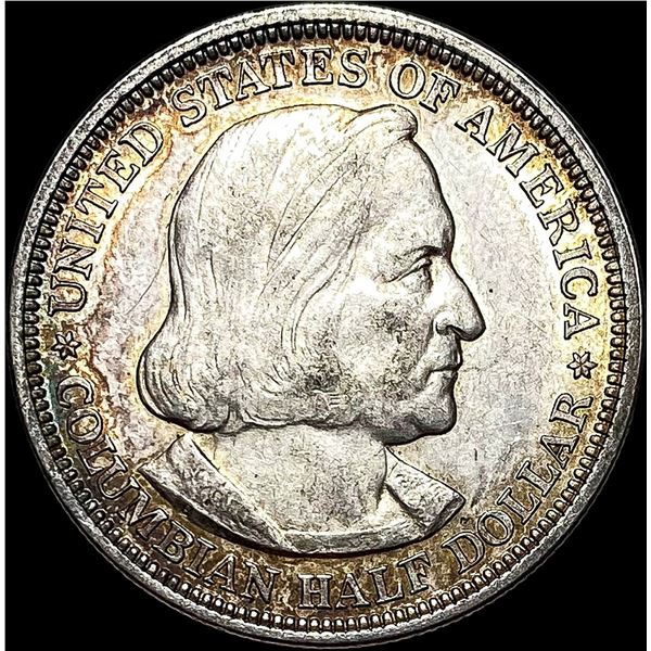 1893 Silver Columbian Half Dollar CLOSELY UNCIRCULATED