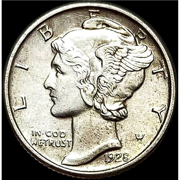 1928 Silver Mercury Dime UNCIRCULATED