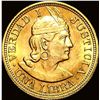 Image 1 : 1917 Peru .2355oz Gold Una Libra CHOICE BU