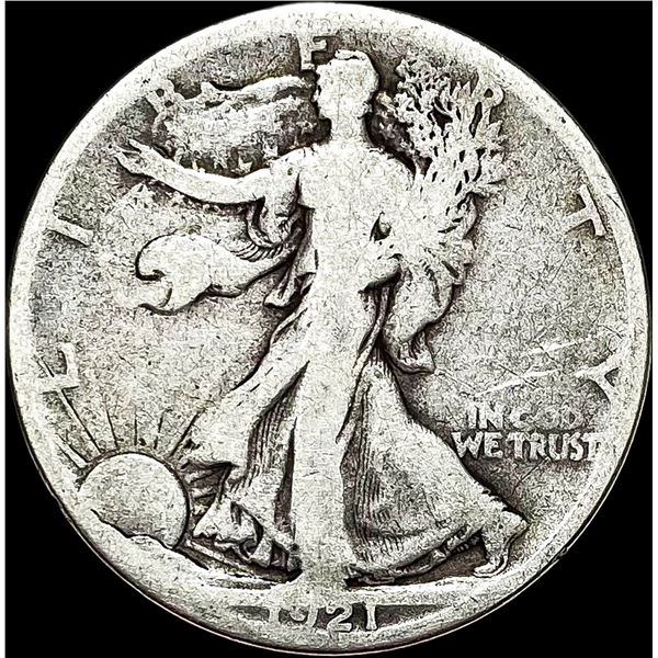 1921-S Walking Liberty Half Dollar NICELY CIRCULATED