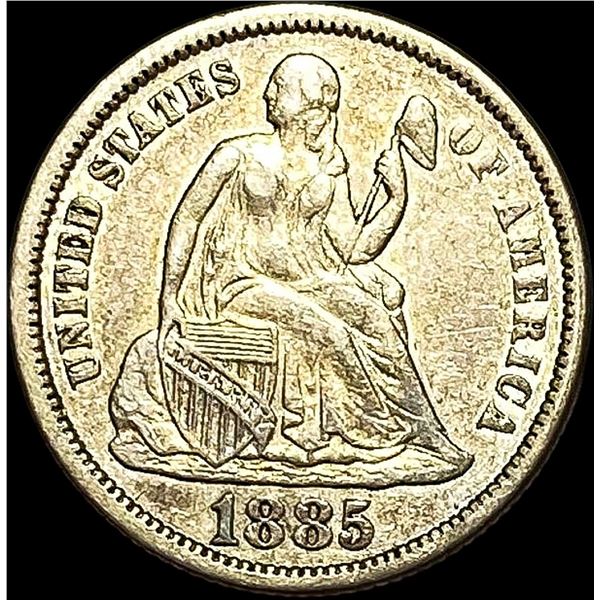 1885 Seated Liberty Dime CLOSELY UNCIRCULATED