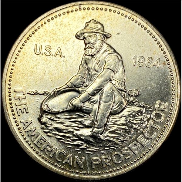 1985 1oz Silver Engelhard American Prospector UNCIRCULATED