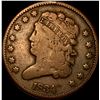 Image 1 : 1834 Classic Head Half Cent NICELY CIRCULATED