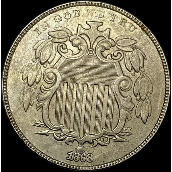 1868 Shield Nickel CLOSELY UNCIRCULATED