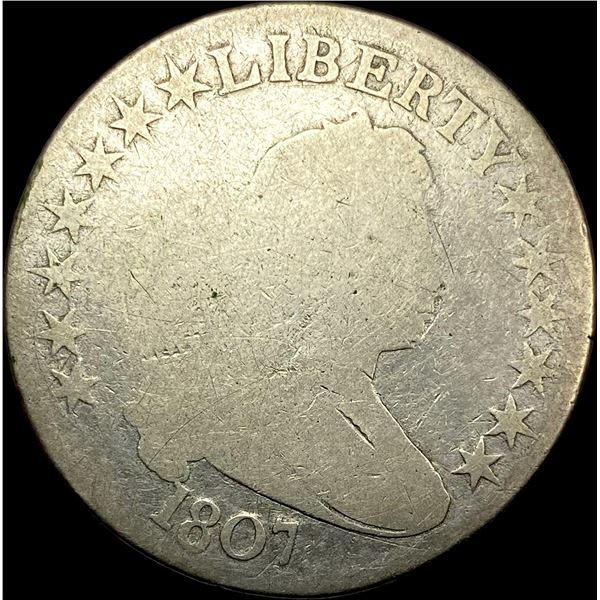 1807 Draped Bust Half Dollar NICELY CIRCULATED