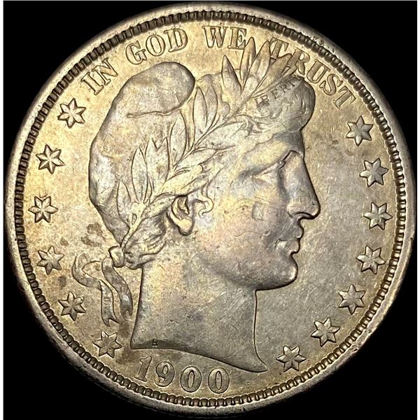 1900-O Silver Barber Half Dollar CLOSELY UNCIRCULATED