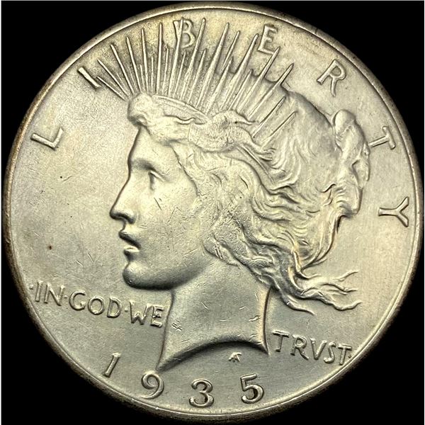 1935-S Silver Peace Dollar CLOSELY UNCIRCULATED